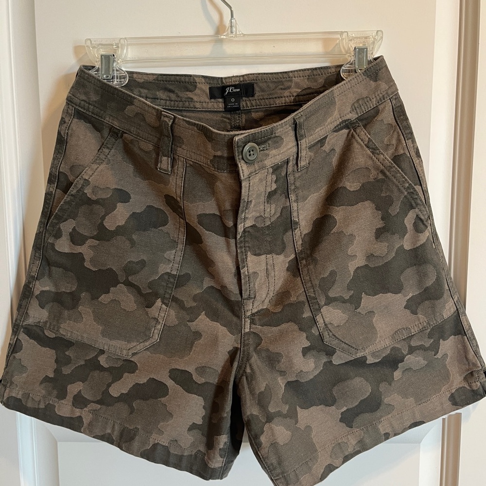 JCrew, Size 0, Camo Shorts